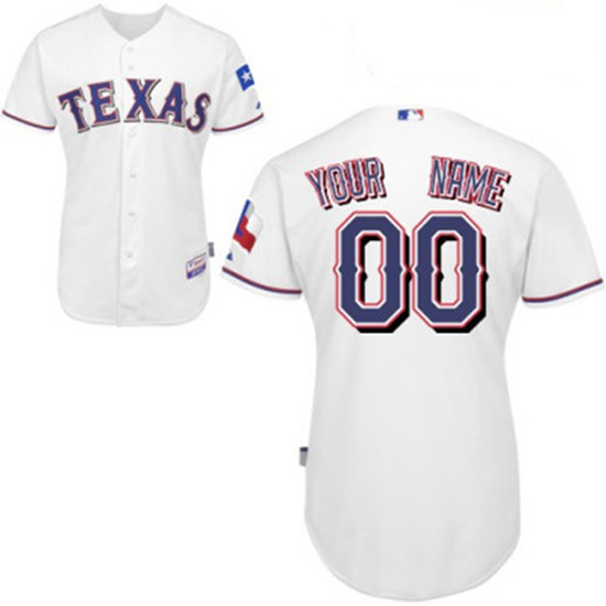 Women's White Texas Rangers ACTIVE PLAYER Custom Stitched Jersey